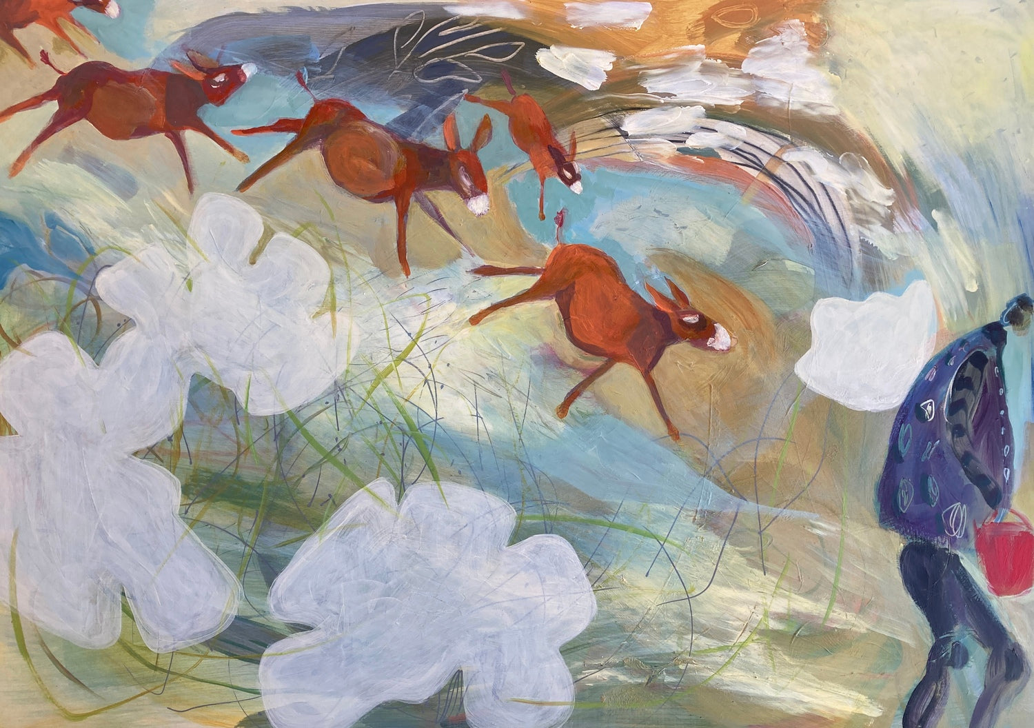 Hee-hawing into the wind