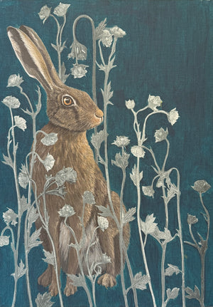 Brown Hare with Geum I