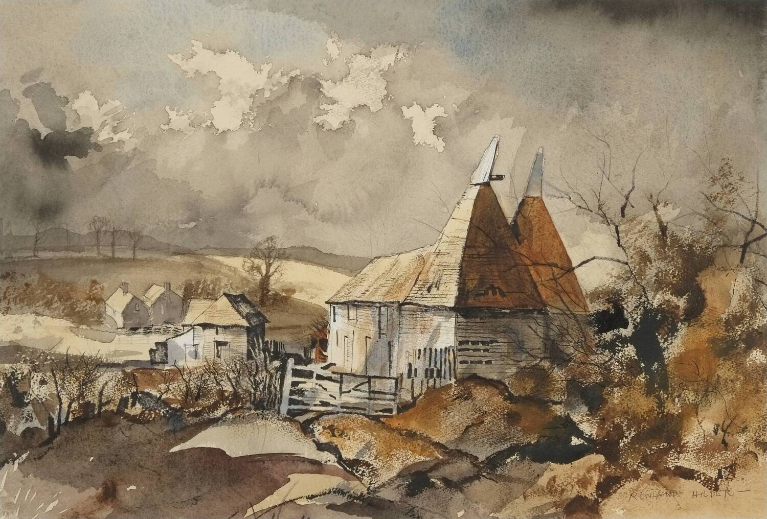 Farm near Lamberhurst, early 1980's