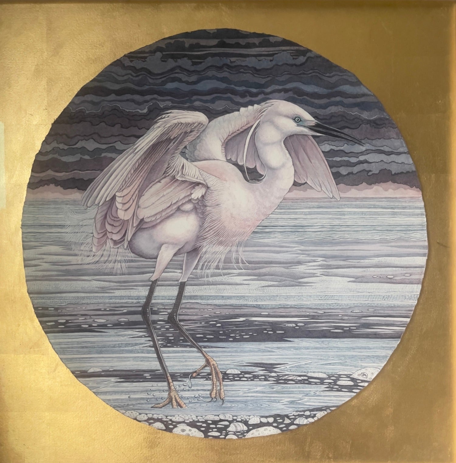 Egret at East Head