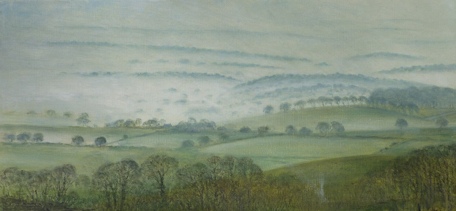 Morning Mist, Bepton, West Sussex
