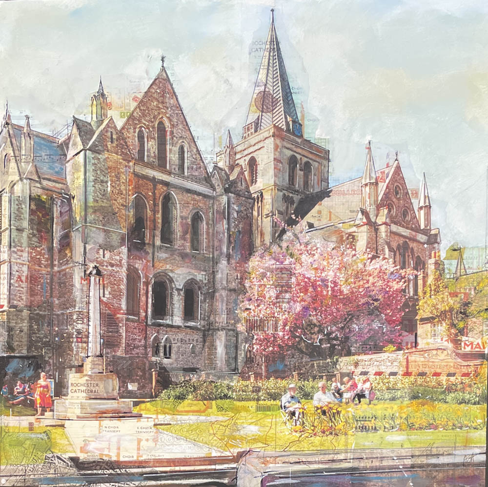 Rochester Cathedral in Spring