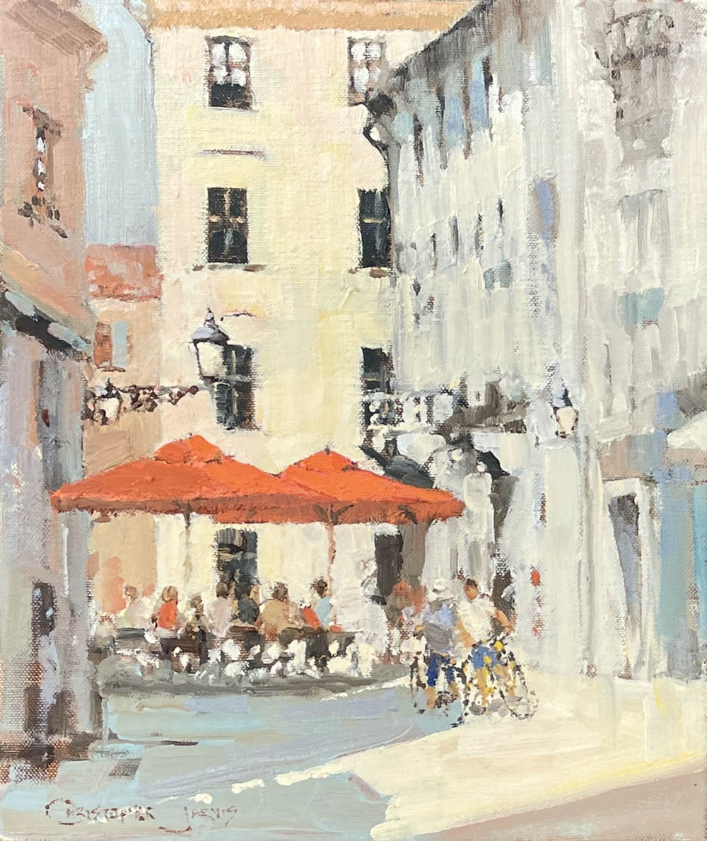 Morning Coffee in the Shade