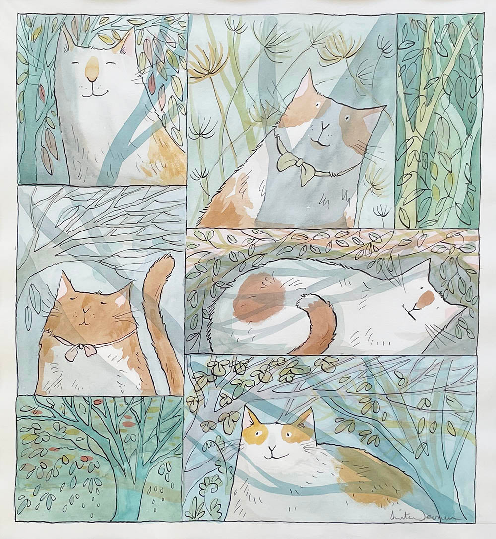 Cats in the Garden
