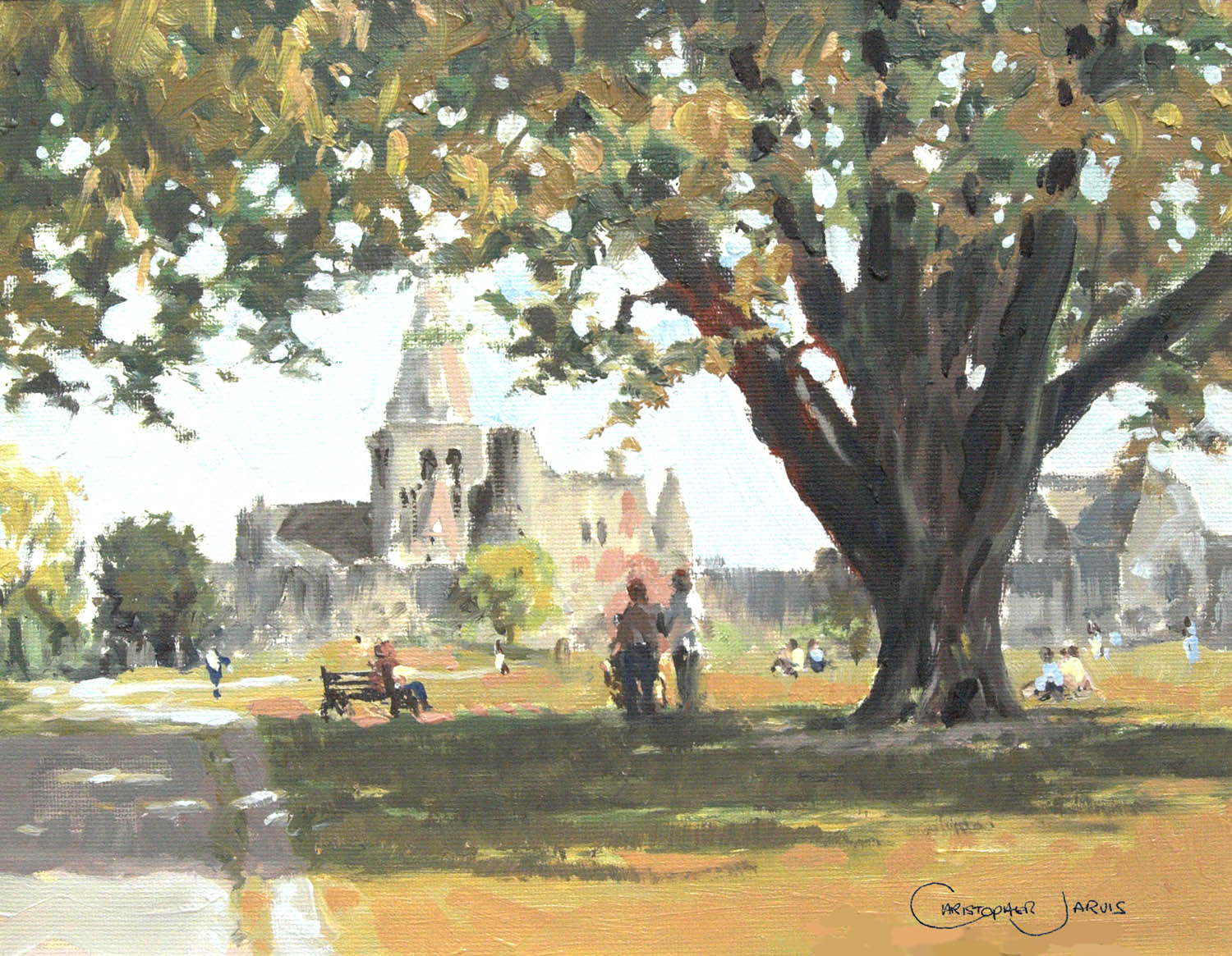 Afternoon In The Castle Grounds