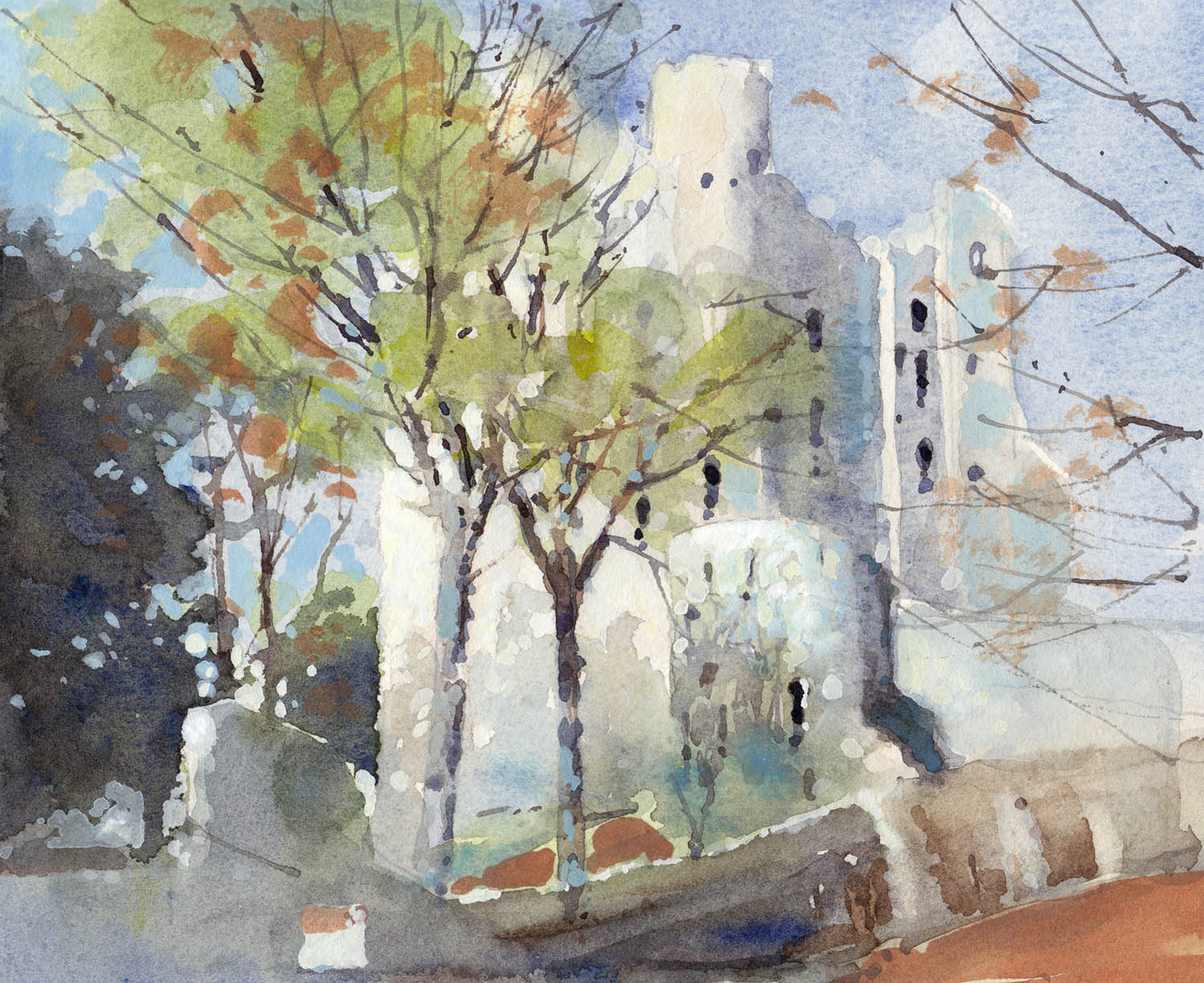 First Leaves, Rochester Castle