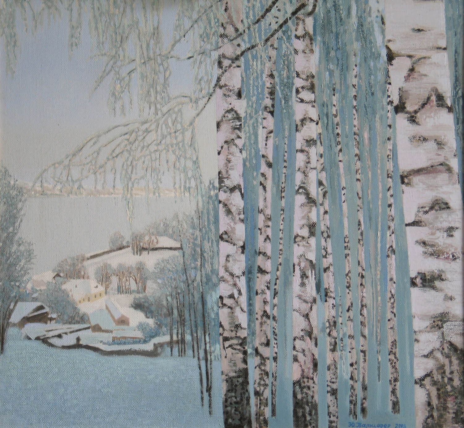 Winter at the Volga River