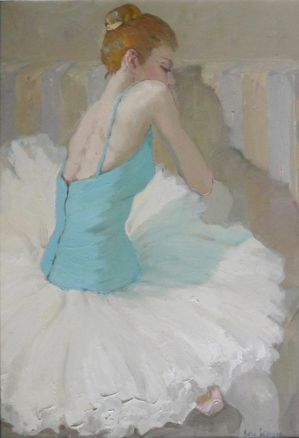 Dancer in Turquoise