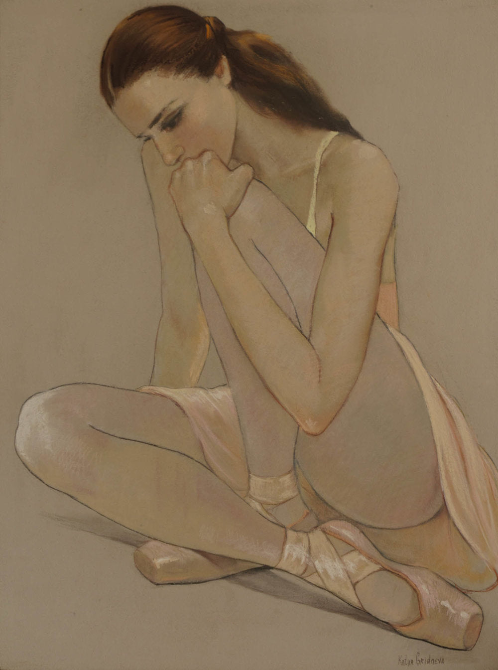 Dancer with Auburn Hair