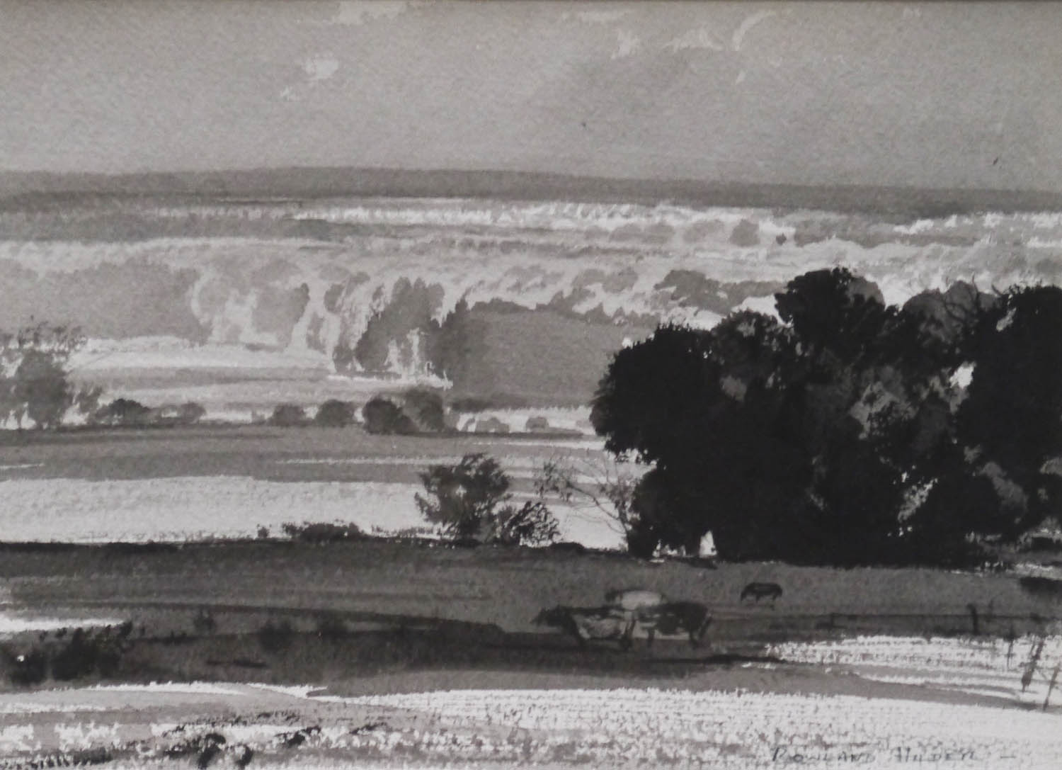 Across the Weald p.66 Starting Watercolour