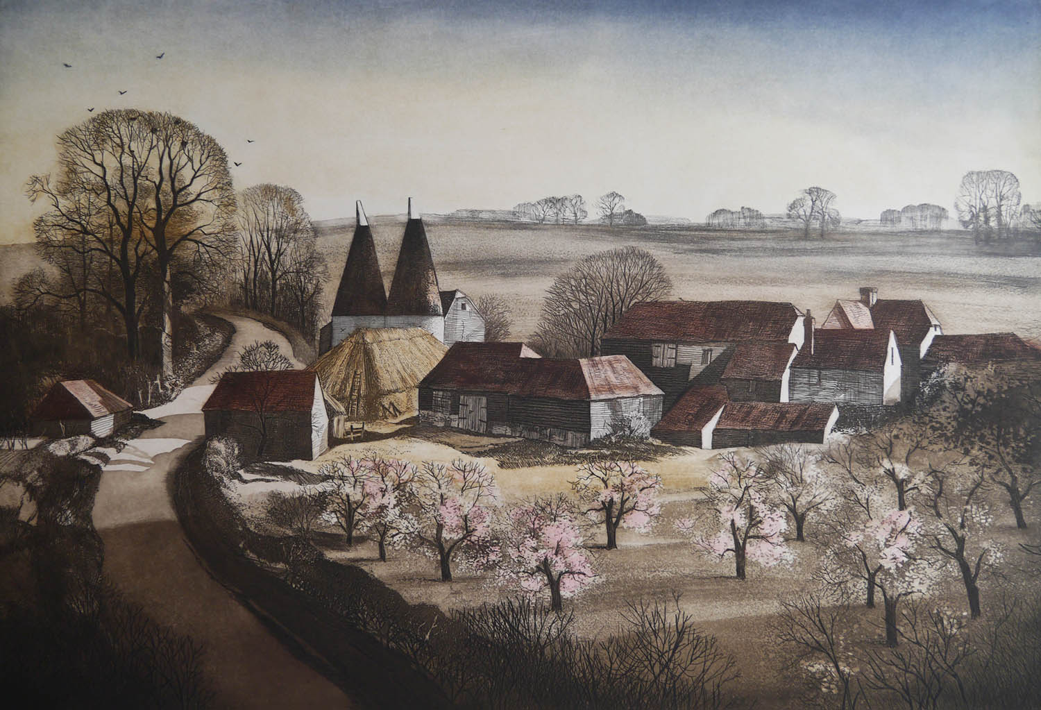 Garden of England - Etching