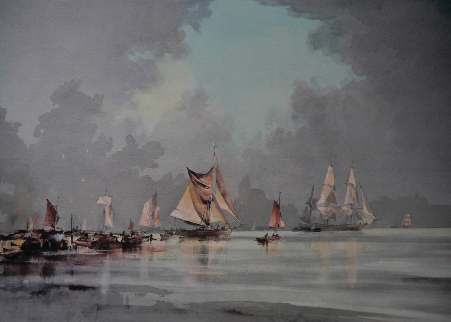 Calm Waters, Still Sails - Print