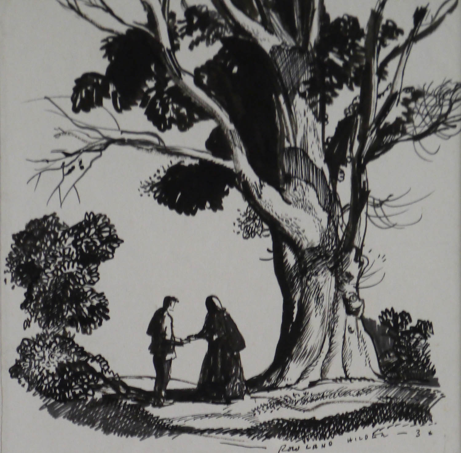 The Meeting  -  Book Illustration